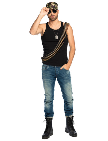 Accesorii pentru soldați militari adulți set