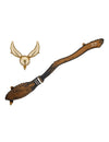 Set de 2 baloane din folie Harry Potter™ Mătură și Hoțoaica aurie