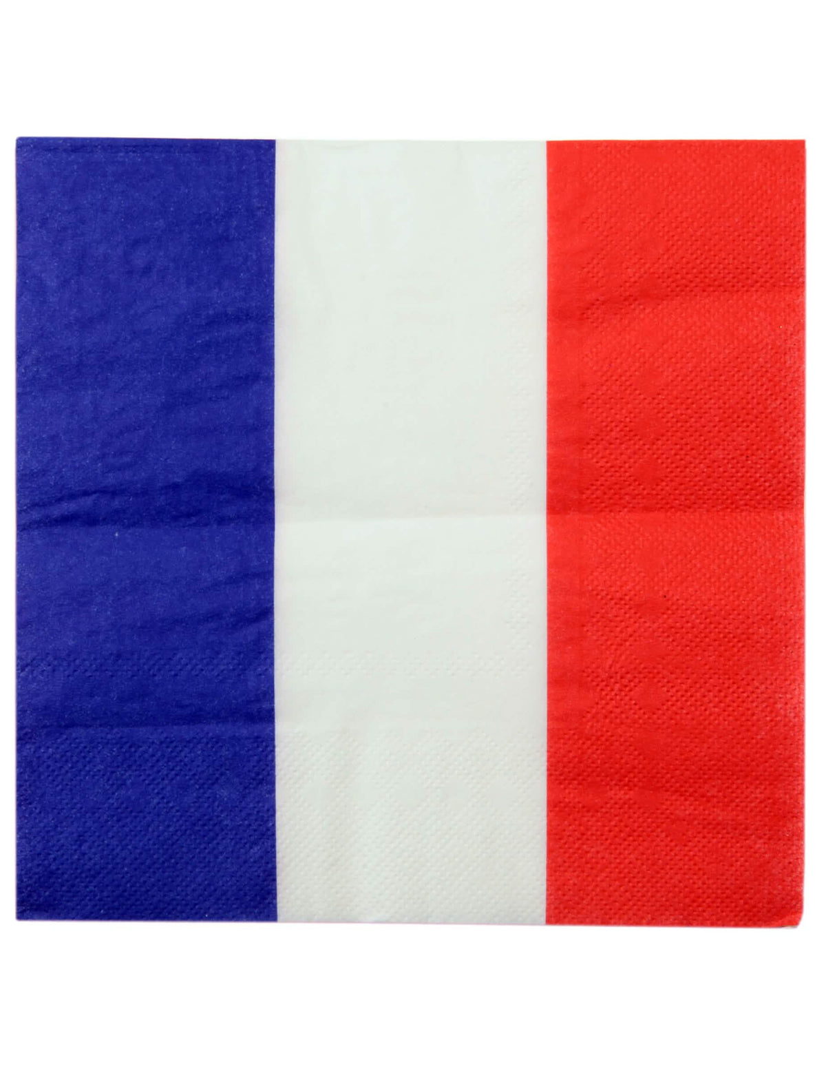 Șervețel de hârtie tricolor din setul de decorațiuni de masă suporter franța