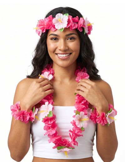 Set de Hawai Pink Adult