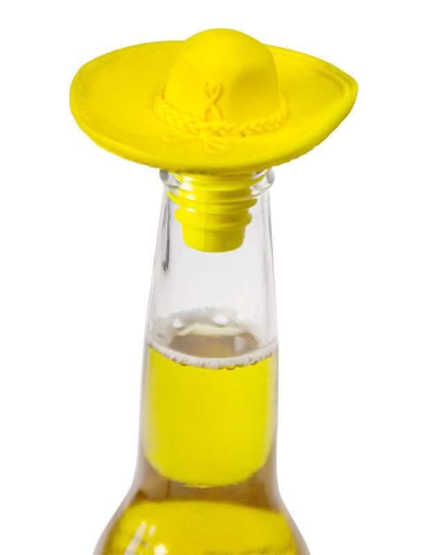 Dop în formă de sombrero pentru sticlă galbenă
