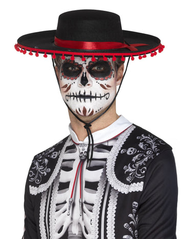 Sombrero Dia de los Muertos Adult