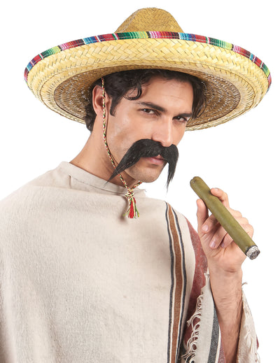 Adult galben sombrero mexican