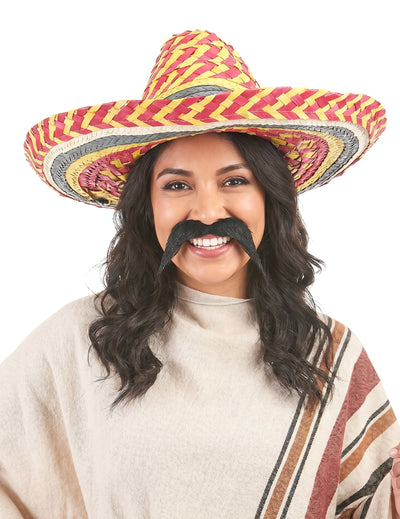 Sombrero mexicain multicolore adulte