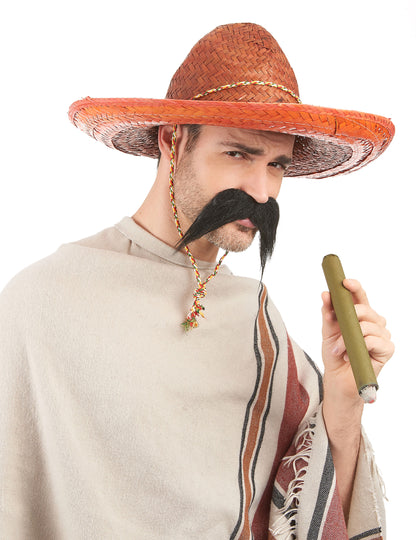 Adult portocaliu sombrero mexican