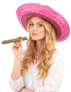 Sombrero mexican roz adult