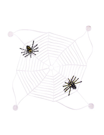 Fosforescent Spider Web 27x27cm