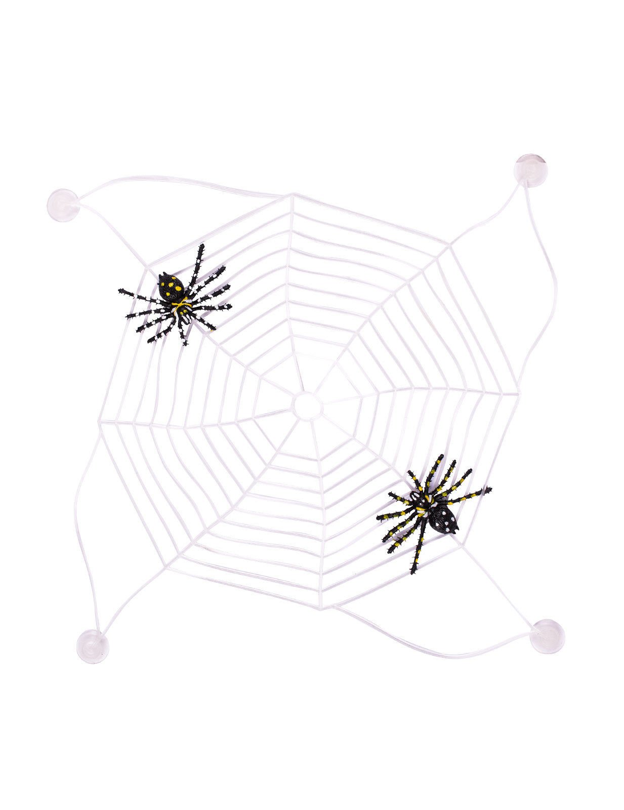 Fosforescent Spider Web 27x27cm