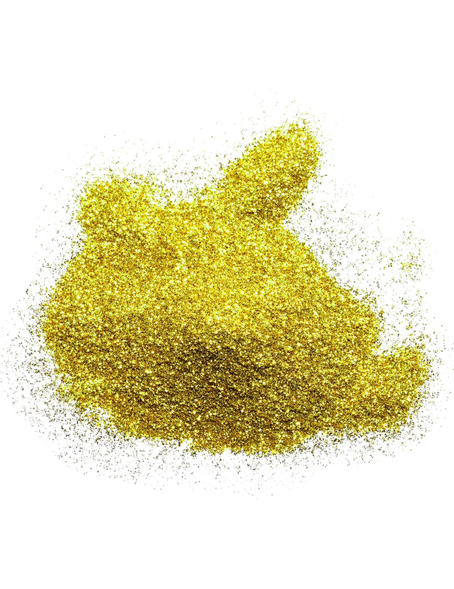 Spray de sclipici de corp galben 75 ml