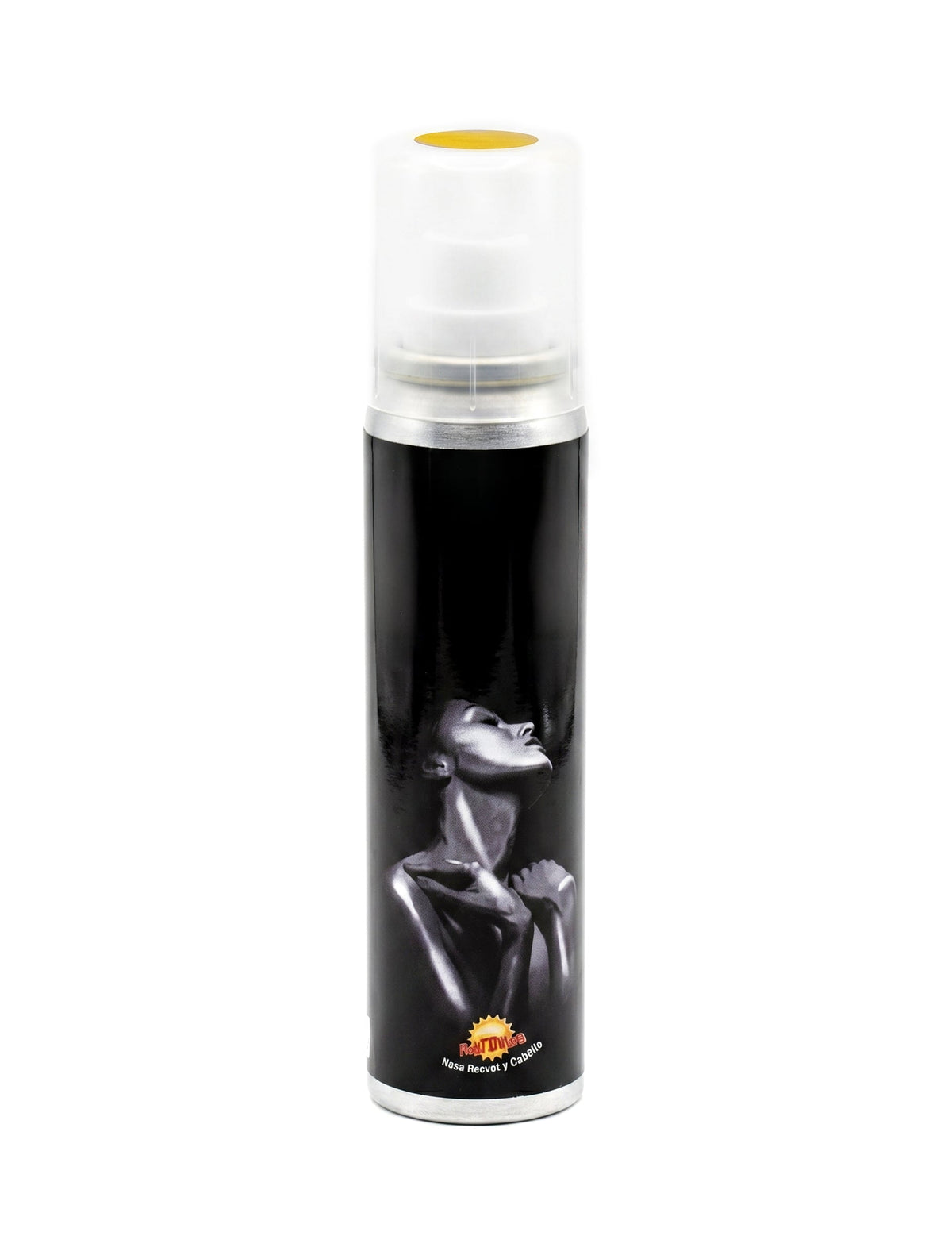 Spray de sclipici de corp galben 75 ml