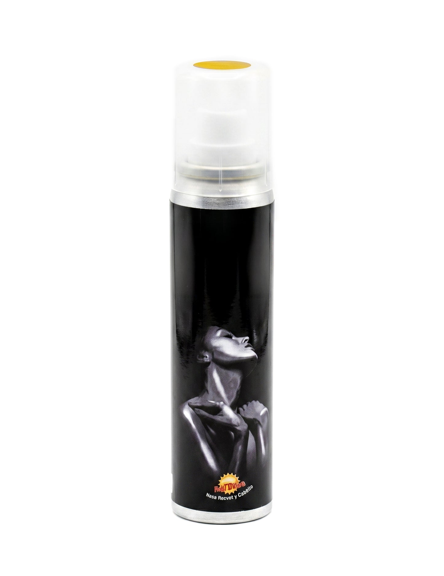 Spray de sclipici de corp galben 75 ml