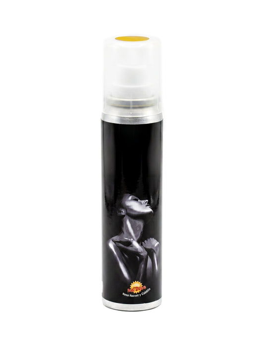Spray de sclipici de corp galben 75 ml