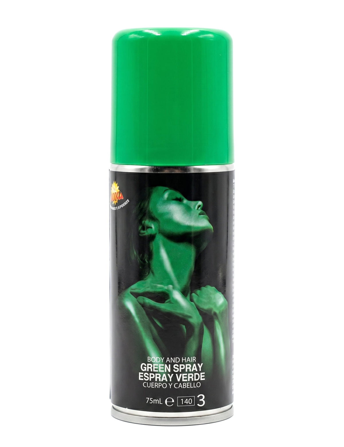 Glitter Body Spray Green 75 ml