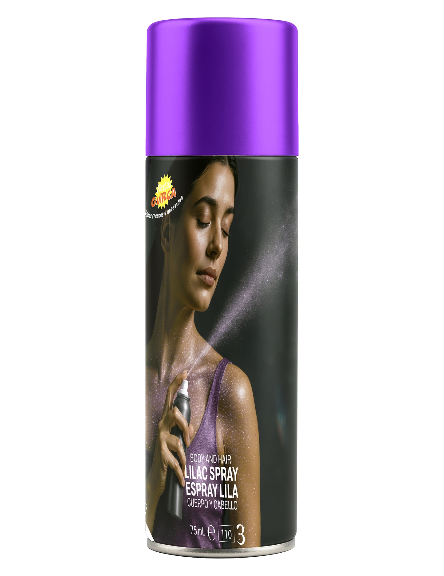 Spray Purple Body Glitter 75 ml