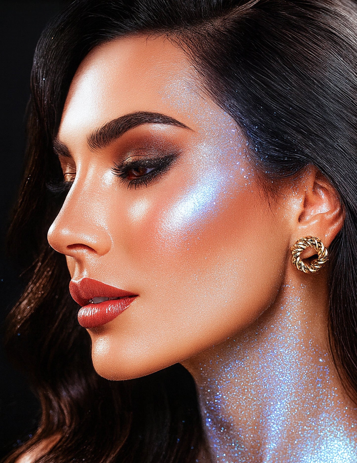 Spray pudră cu sclipici holografic Si si la paillette 15 ml 