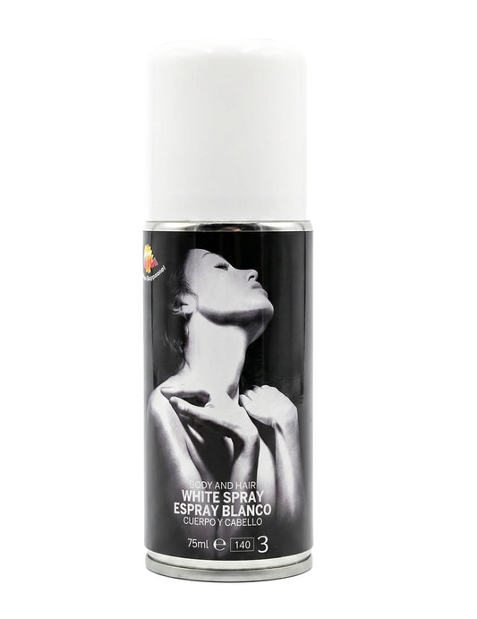Spray de corp cu sclipici alb 75 ml