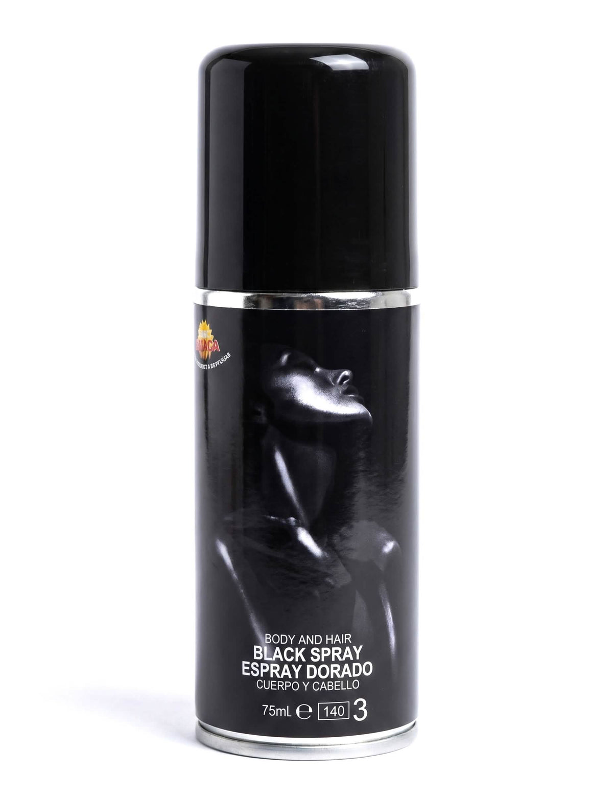 Spray de corp cu sclipici negre 75 ml