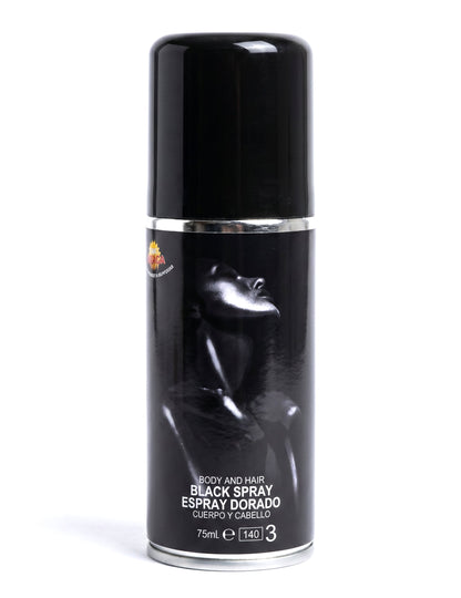Spray de corp cu sclipici negre 75 ml