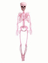 Squelette articulé rose Summerween 1 m