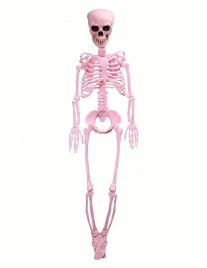 Squelette articulé rose Summerween 1 m
