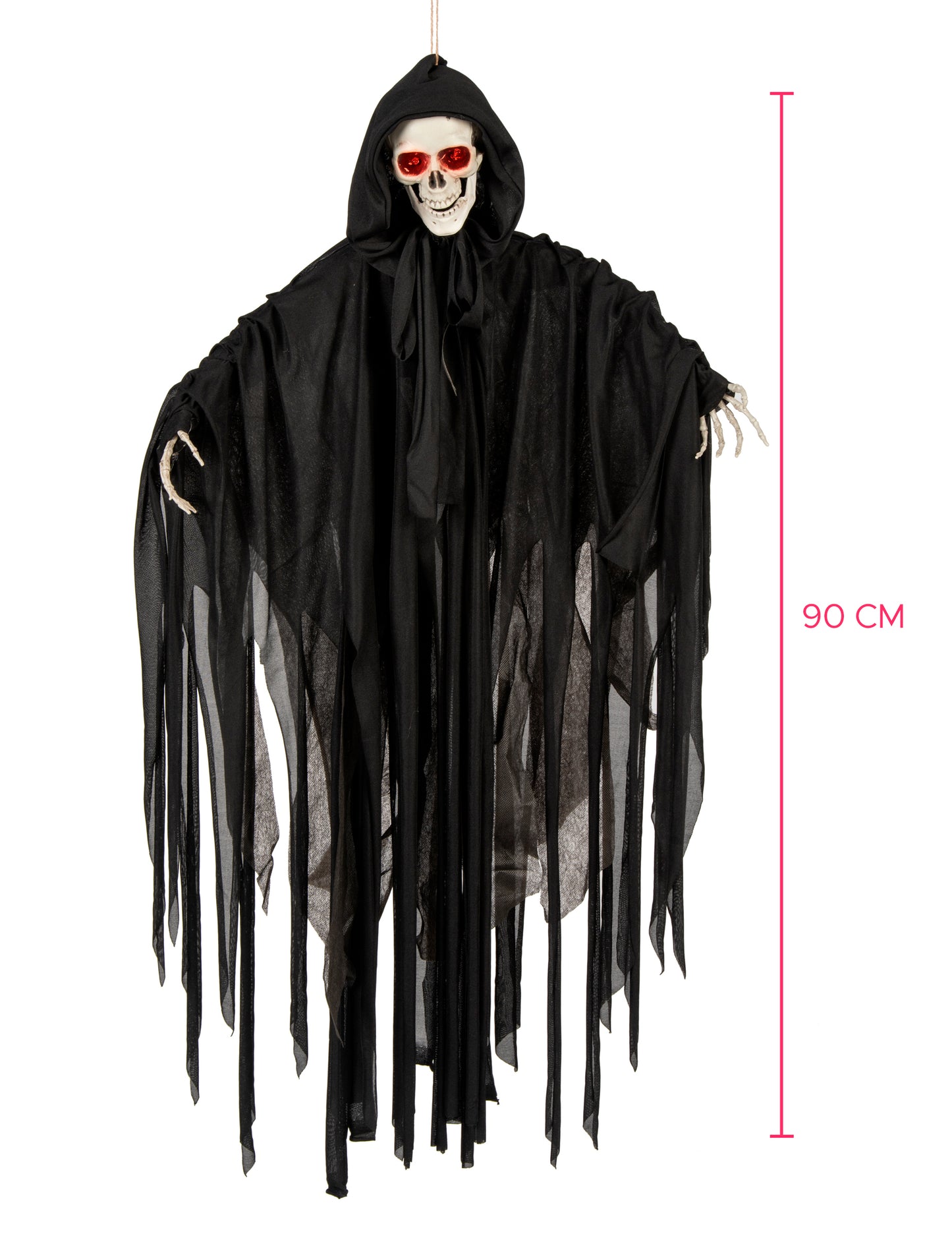 Schelet de Halloween ușor, sunet și animat de Halloween 90 cm