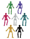 Schelet elastic de halloween pentru copil multicolor
