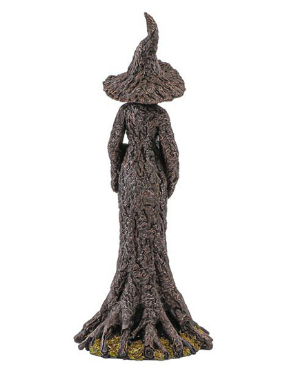 Statue décorative en résine de sorcière de la forêt 17 x 12,5 x 40,5 cm