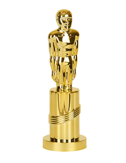 Statue de récompense cinéma gold dorée