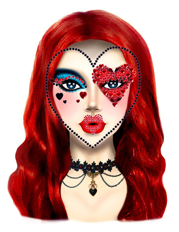 Reginele de inimă și corpul reginei adezive