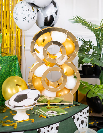 Structura numerelor aurii pentru baloane 64 cm carton