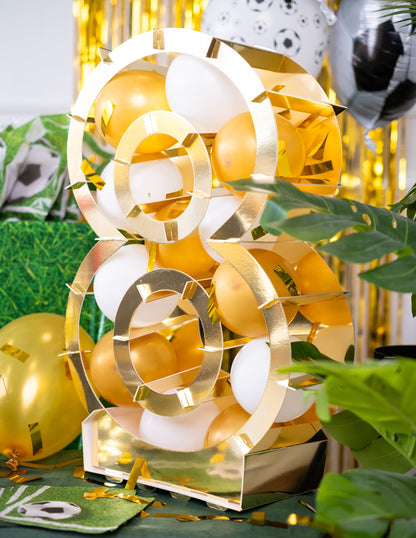 Structura numerelor aurii pentru baloane 64 cm carton