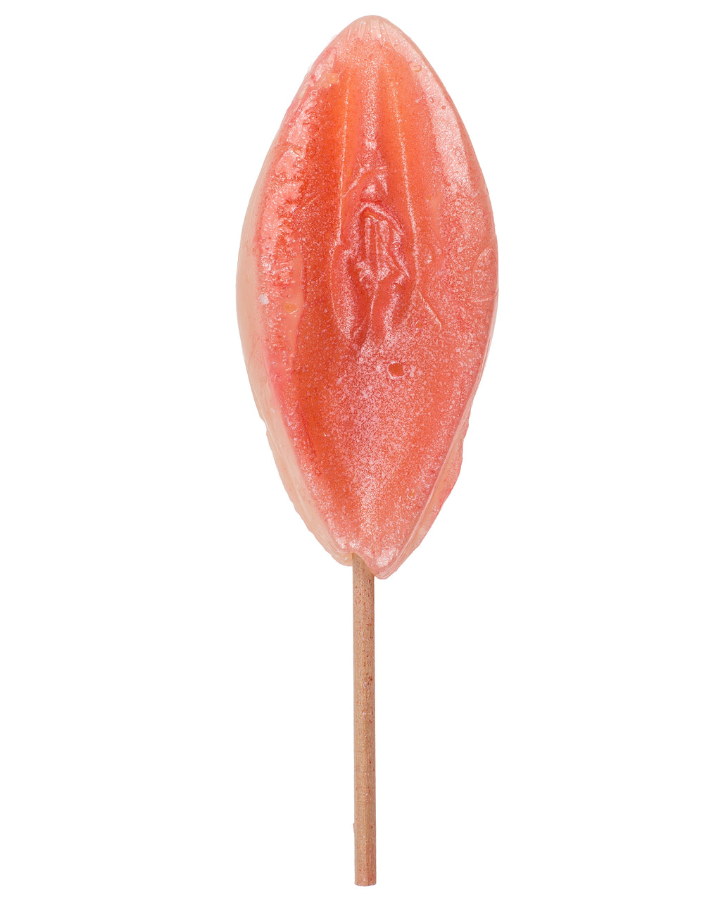 Sucette foufoune pour adulte rose