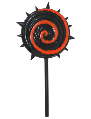 Sucette horrifique rouge et noir 20 cm