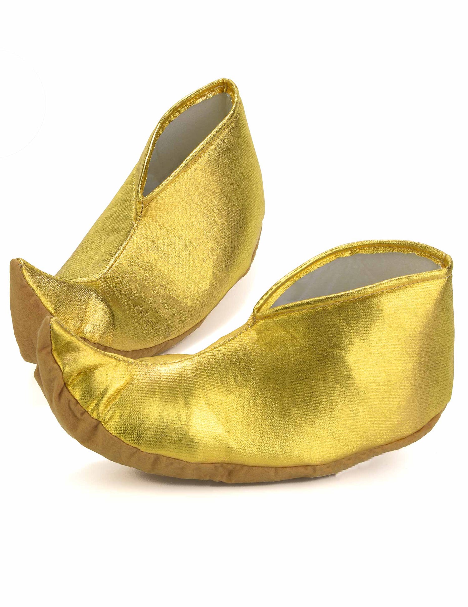 Chaussures de sultan pour adulte dorées