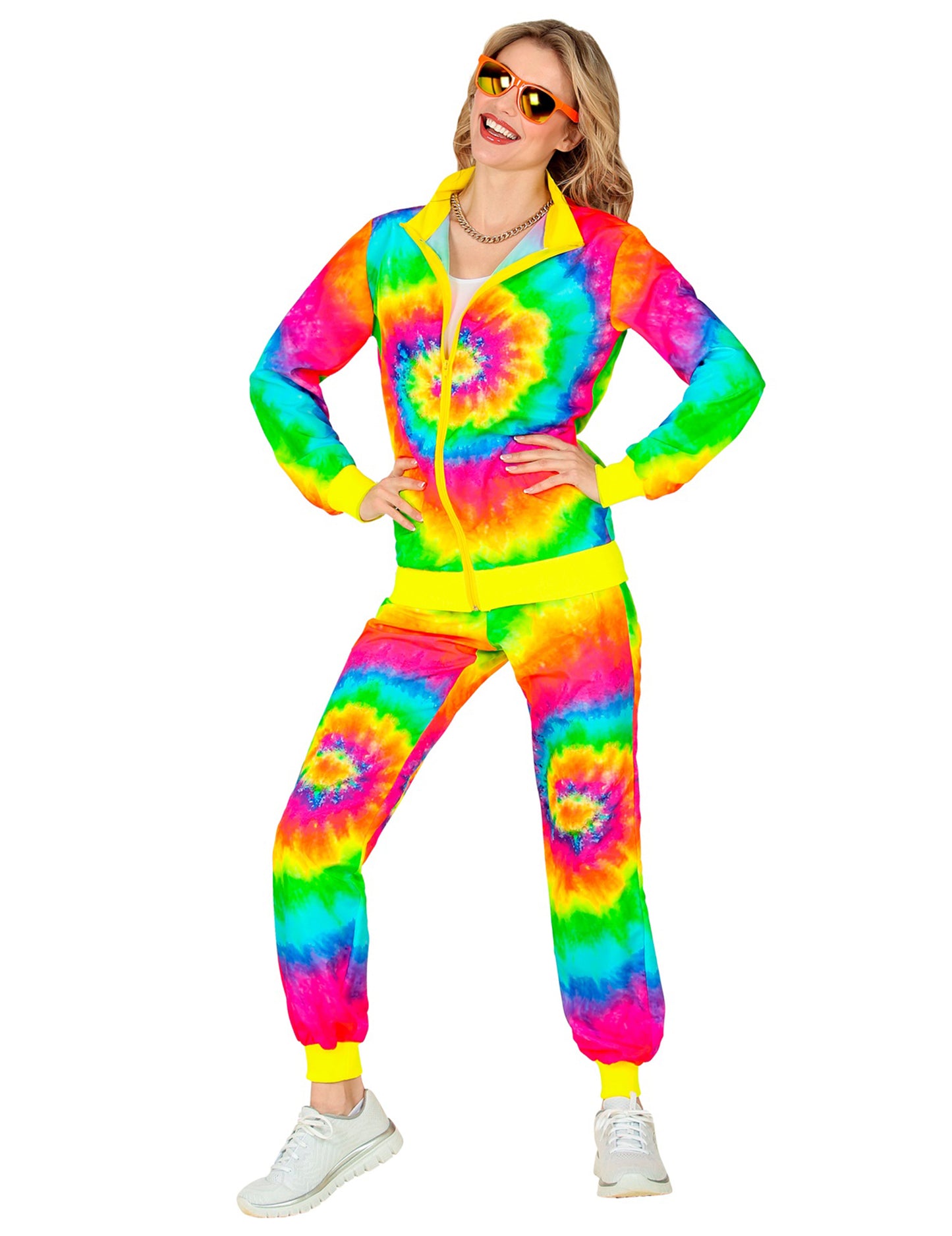 Cravată și vopsire fluo adult mare adult