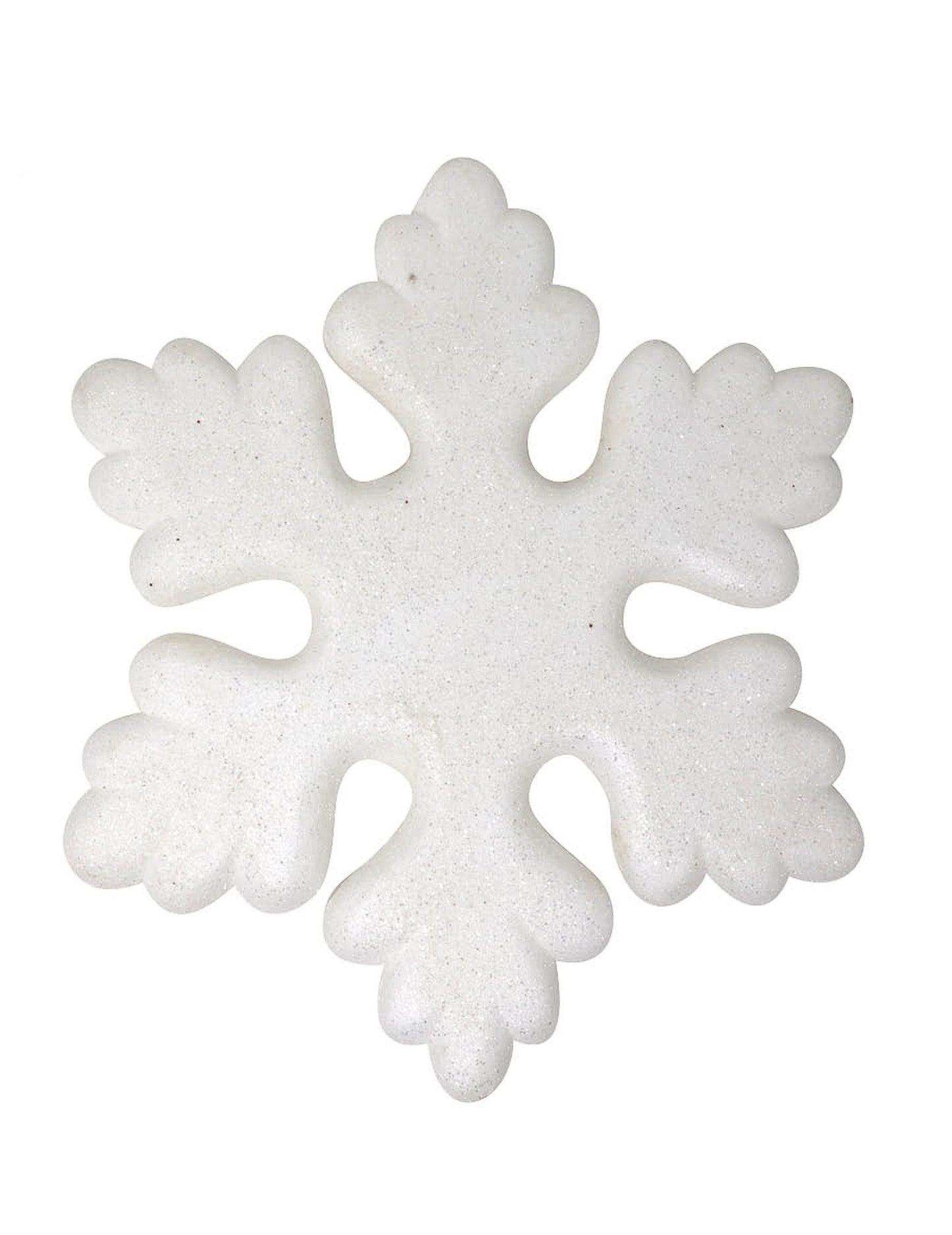 Decorațiune suspendată fulg de zăpadă sclipitor 38 cm 