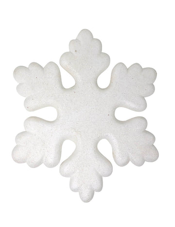 Decorațiune suspendată fulg de zăpadă sclipitor 38 cm 