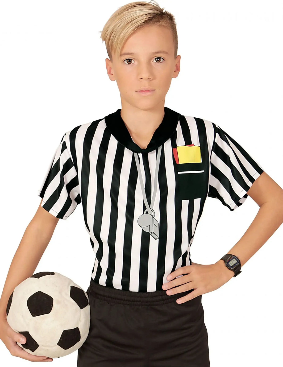 Tricoul arbitr de fotbal pentru copii