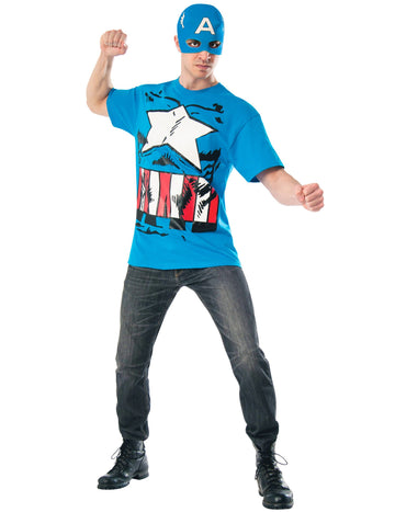Tricou și căpitan America Avengers Adult