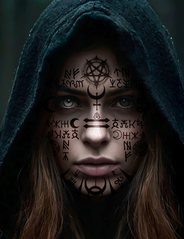 Tatouages visage satanique