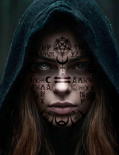 Tatouages visage satanique