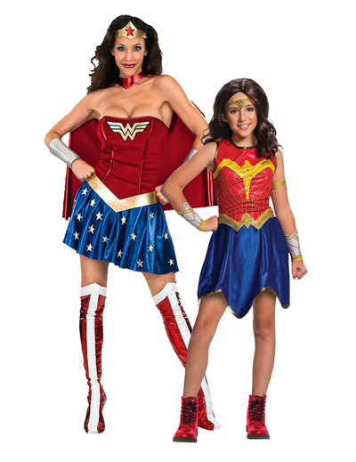 Costum de cuplu Wonder Woman™ mamă și fiică