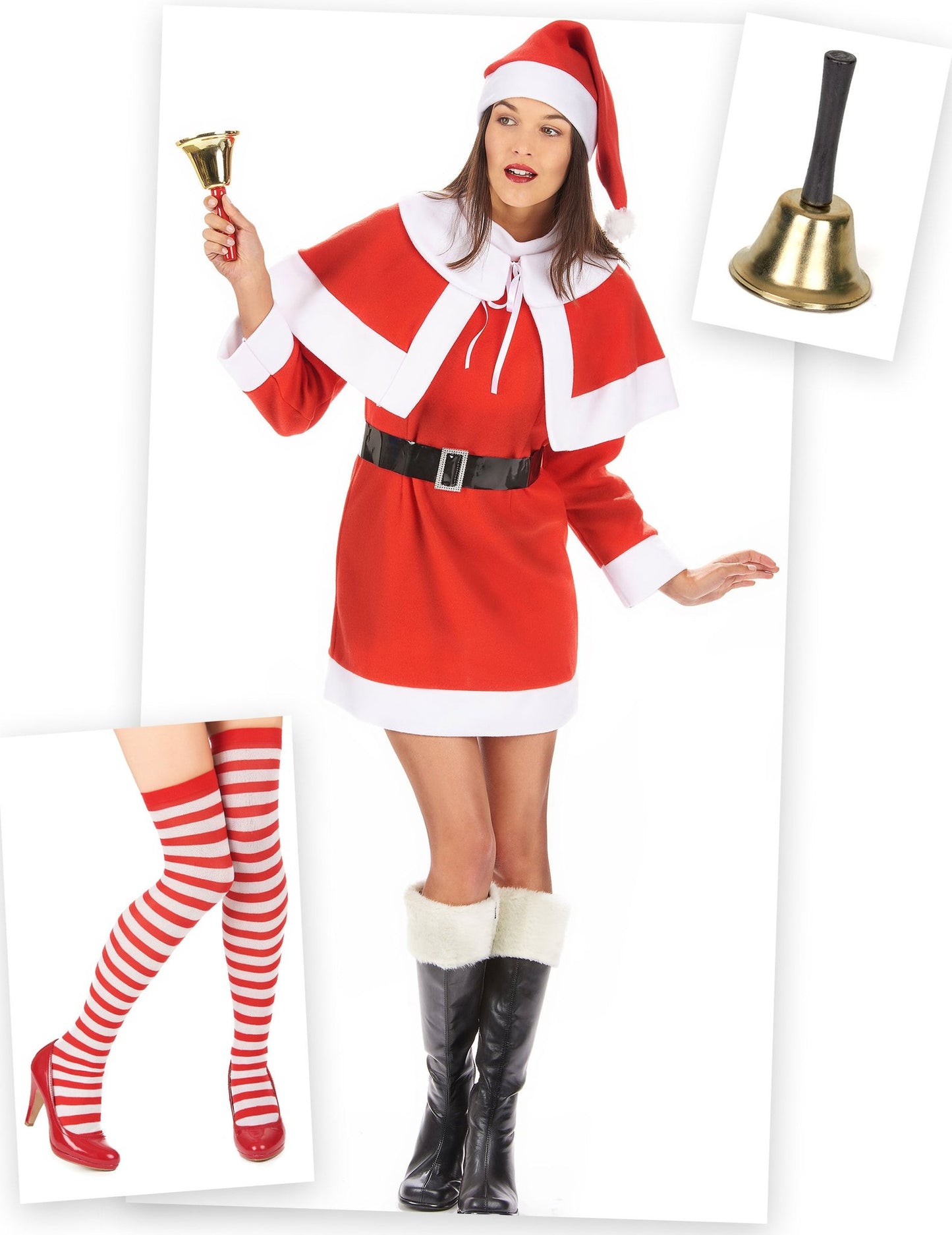Pachet costum de Mamă Noël