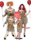 Costum de familie clovn psihotic terifiant