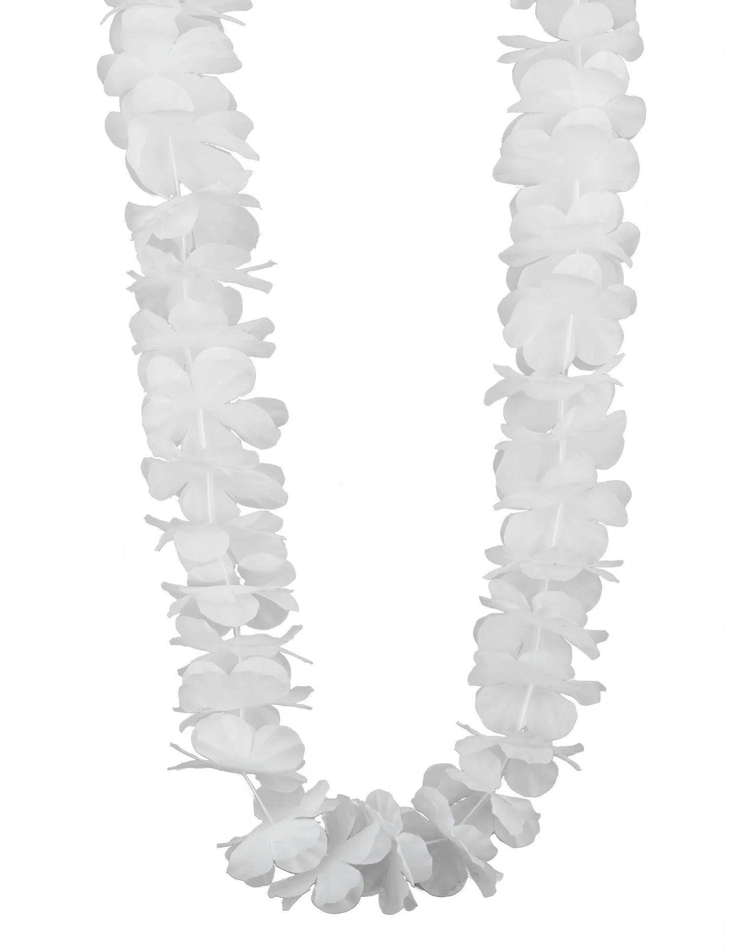 12 coliere hawaiene albe