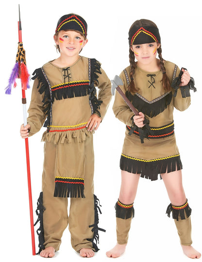 Costum de cuplu indieni pentru copii