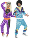 Costum de cuplu kitsch anii 80 pentru adulți