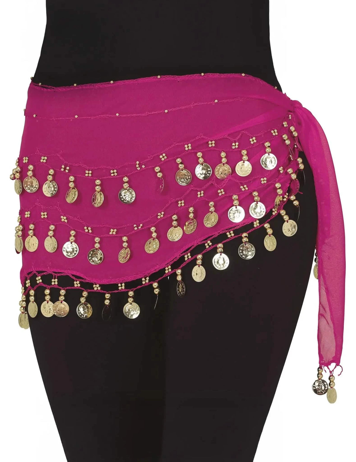 Costum complet de dansatoare orientala negru si roz pentru femeie