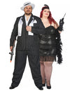 Costum de cuplu mărimi mari Charleston pentru adulți