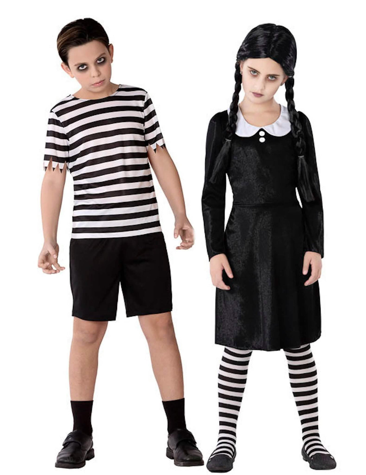 Costum de cuplu pentru copii, familie gotică